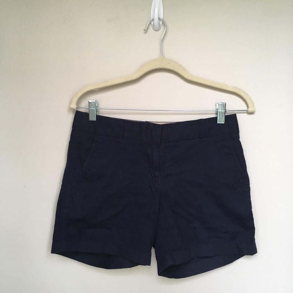 J. Crew ~ Navy chino shorts